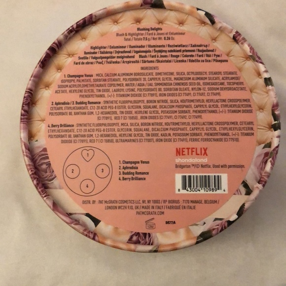 Pat McGrath Labs x Bridgerton Blushing Delights Blush & Highlighter Palette NIB - Picture 4 of 9